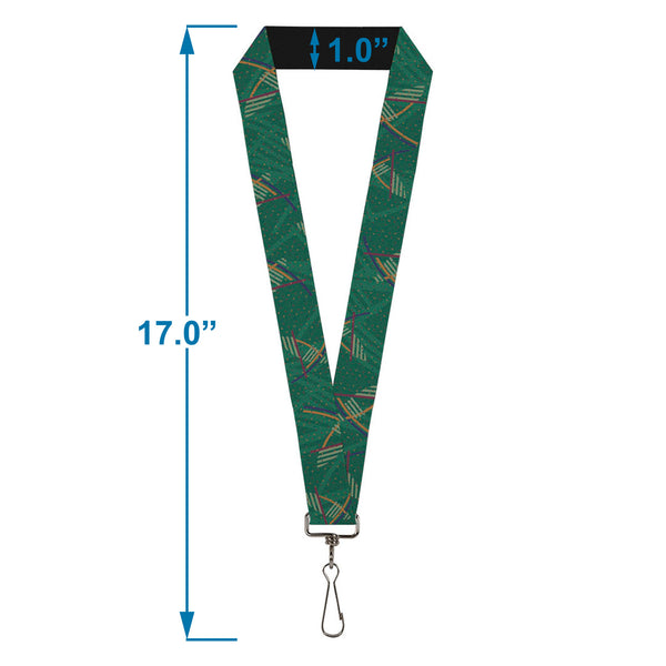 Buckle-Down Lanyard - 1.0" - PDX Airport Carpet New