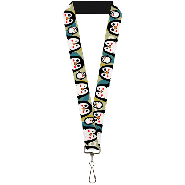 Buckle-Down Lanyard - 1.0" - Penguin Cartoon