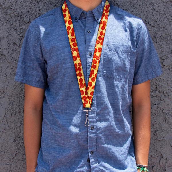 Buckle-Down Lanyard - 1.0" - Pepperoni Pizza Vivid