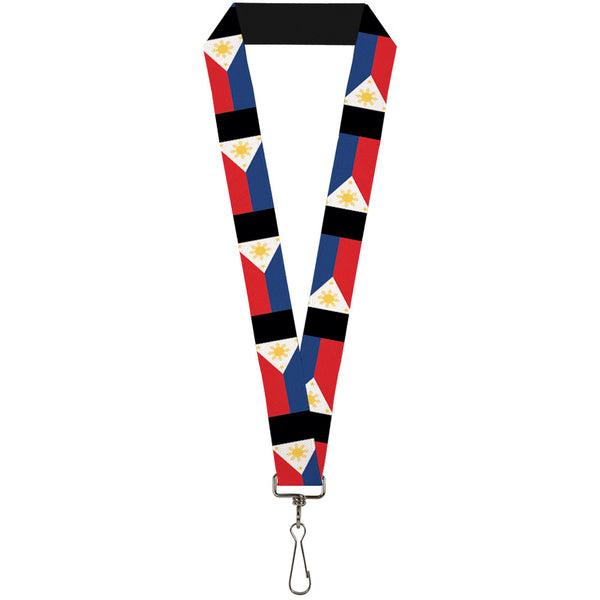 Buckle-Down Lanyard - 1.0" - Philippines Flags