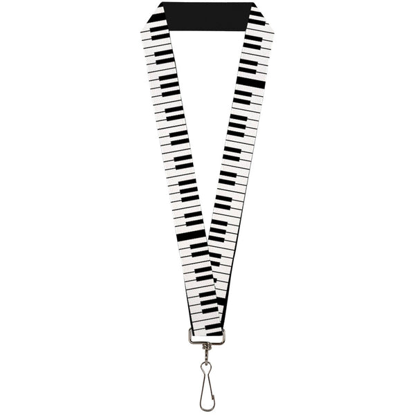 Buckle-Down Lanyard - 1.0" - Piano Keys