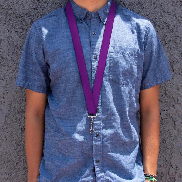 Buckle-Down Lanyard - 1.0" - Purple