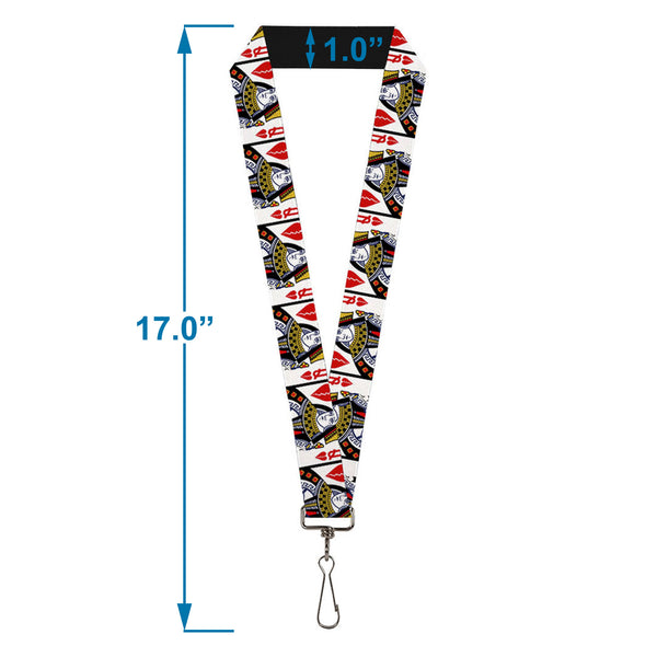 Buckle-Down Lanyard - 1.0" - Queen Of Broken Hearts