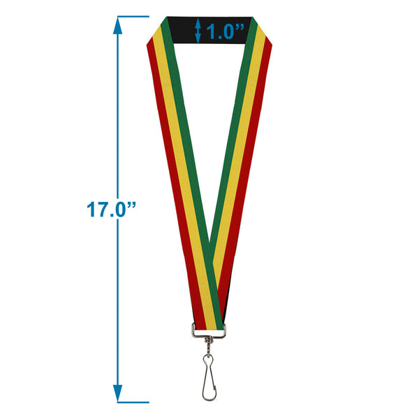 Buckle-Down Lanyard - 1.0" - Rasta
