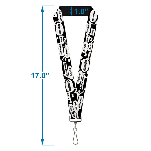 Buckle-Down Lanyard - 1.0" - Skater Bubbles