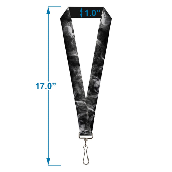 Buckle-Down Lanyard - 1.0" - Smoke Black Grays