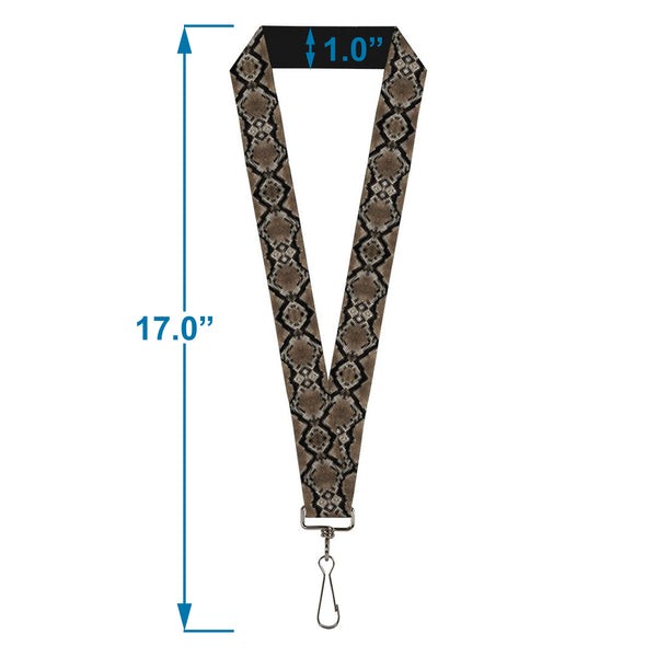 Buckle-Down Lanyard - 1.0" - Snake Skin 1