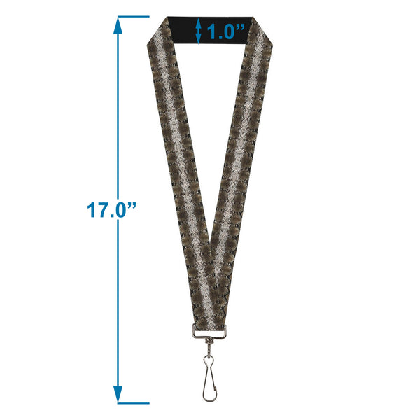 Buckle-Down Lanyard - 1.0" - Snake Skin 3
