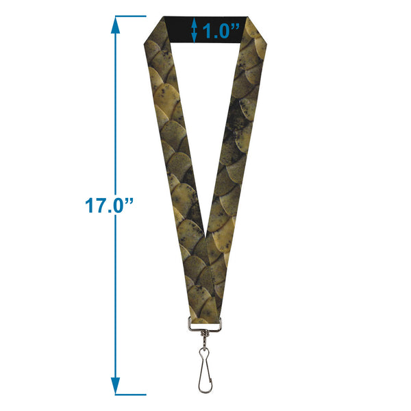 Buckle-Down Lanyard - 1.0" - Snake Skin CLOSE-UP