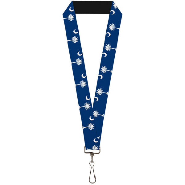 Buckle-Down Lanyard - 1.0" - South Carolina Flags