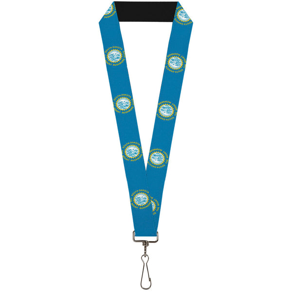 Buckle-Down Lanyard - 1.0" - South Dakota Flags