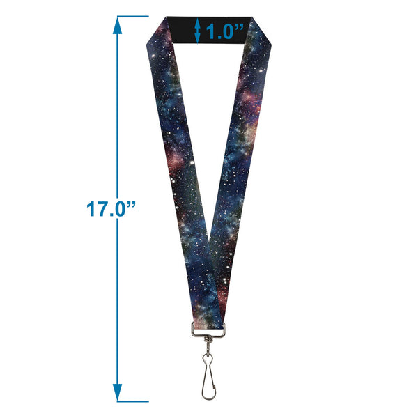 Buckle-Down Lanyard - 1.0" - Space Dust Collage