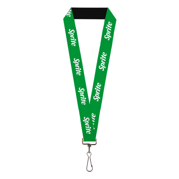 Buckle-Down Lanyard - 1.0" - SPRITE Logo Green/White