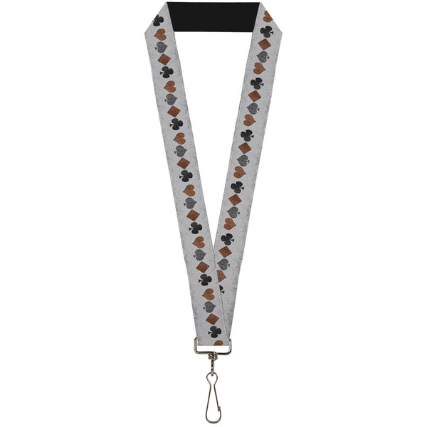 Buckle-Down Lanyard - 1.0" - Suits Gray Stone