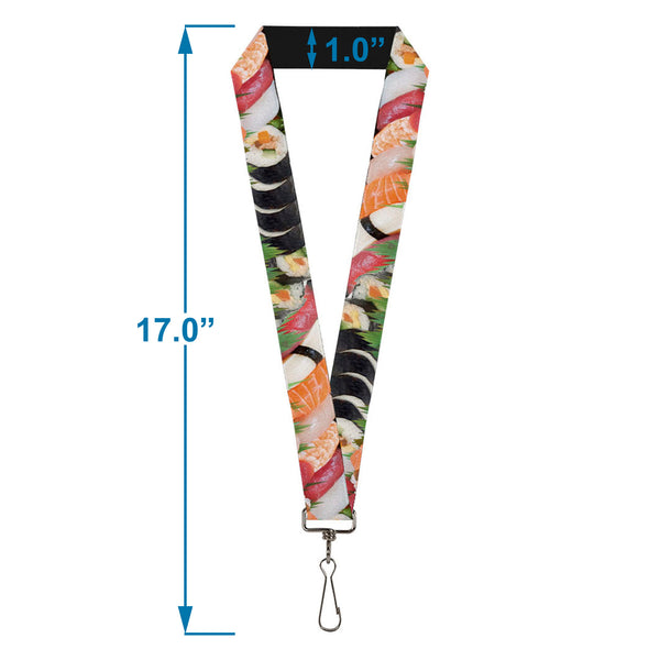 Buckle-Down Lanyard - 1.0" - Sushi Vivid