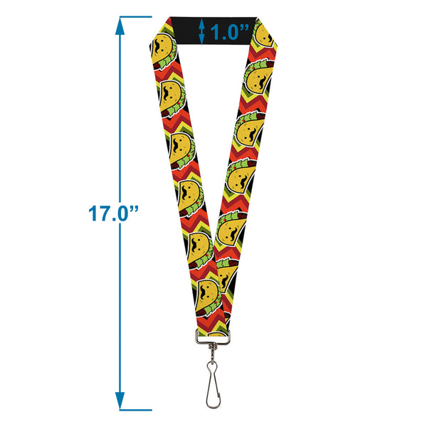 Buckle-Down Lanyard - 1.0" - Taco Man