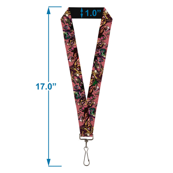 Buckle-Down Lanyard - 1.0" - Tattoo Johnny-Bones