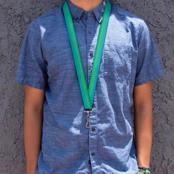 Buckle-Down Lanyard - 1.0" - Teal Ombre