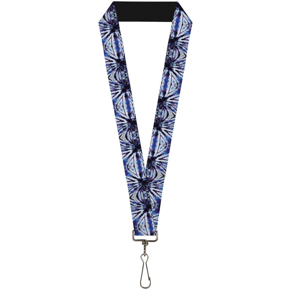 Buckle-Down Lanyard - 1.0" - Tie Dye Purple Blue