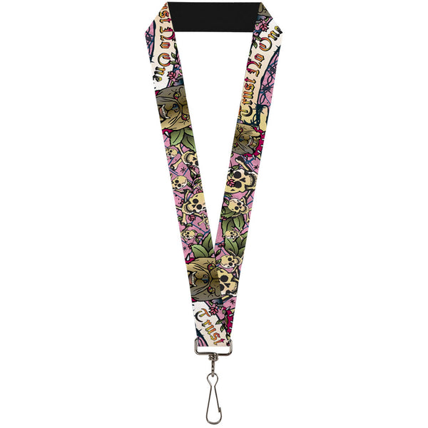 Buckle-Down Lanyard - 1.0" - Trust No One Pink