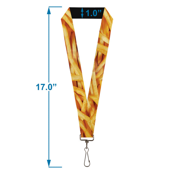 Buckle-Down Lanyard - 1.0" - Vivid French Fries Stacked
