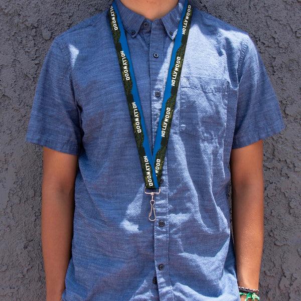 Buckle-Down Lanyard - 1.0" - Vivid HOLLYWOOD Sign