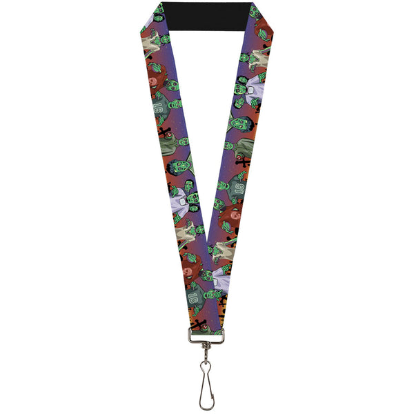 Buckle-Down Lanyard - 1.0" - Walking Zombies