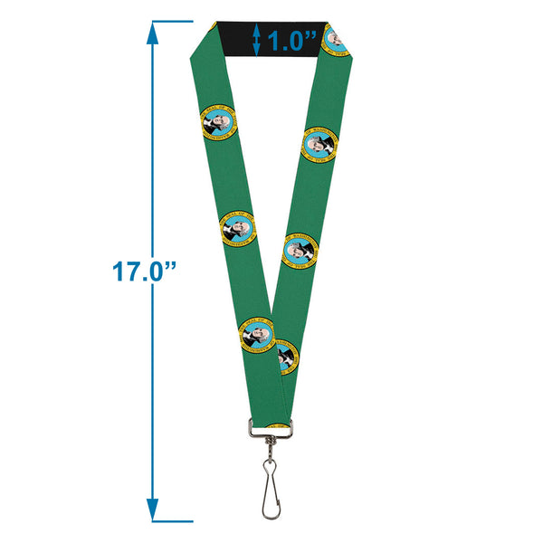 Buckle-Down Lanyard - 1.0" - Washington Flag