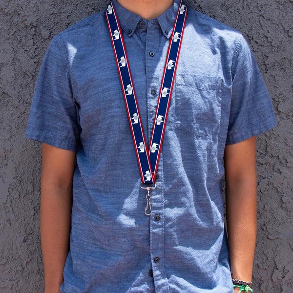 Buckle-Down Lanyard - 1.0" - Wyoming Flags