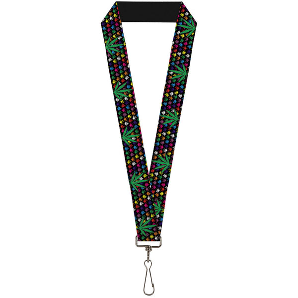 Buckle-Down Buckle-Down Lanyard - Marijuana Garden Black/Multi Color
