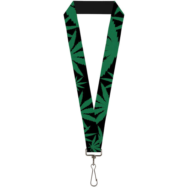 Buckle-Down Buckle-Down Lanyard - Marijuana Leaf Close-Up