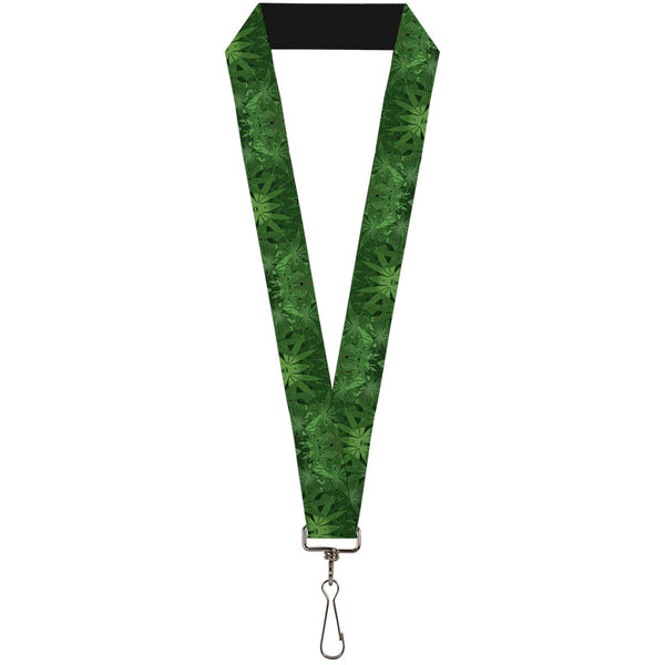 Buckle-Down Buckle-Down Lanyard - Marijuana Leaves Stacked