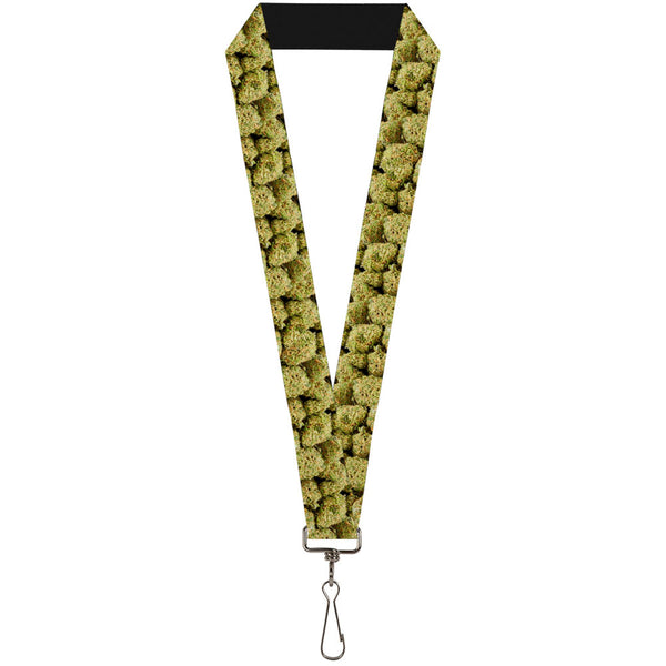 Buckle-Down Buckle-Down Lanyard - Vivid Marijuana Nugs2 Stacked