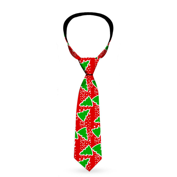 Buckle-Down Buckle-Down Necktie - Christmas Trees/Stars Red/White/Green