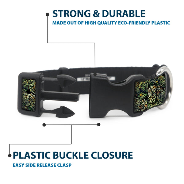 Buckle-Down Buckle-Down Plastic Buckle Dog Collar - Nuggets Stacked