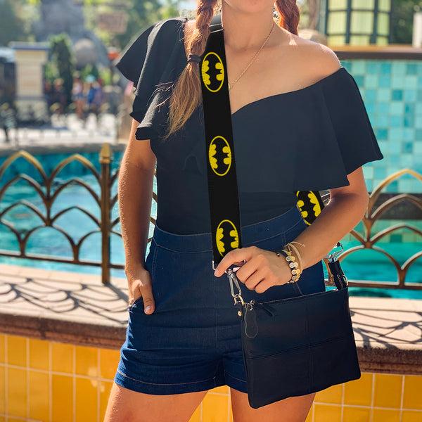 Buckle-Down Purse Strap - Batman Shield Black Yellow