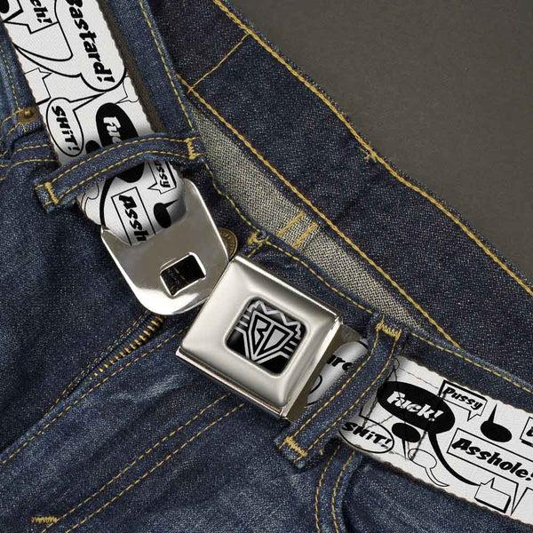 Buckle-Down Seatbelt Belt - Curse Bubbles