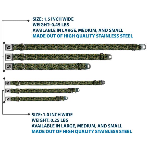 Buckle-Down Buckle-Down Seatbelt Buckle Dog Collar - Nuggets Stacked