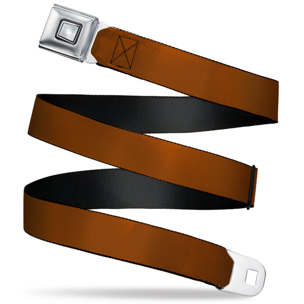 Buckle-Down Starburst Seatbelt Belt - Brown Webbing