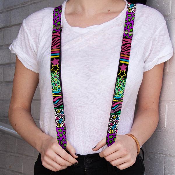 Buckle-Down Suspenders - 1.0" - Animal Skins & Stripes 2