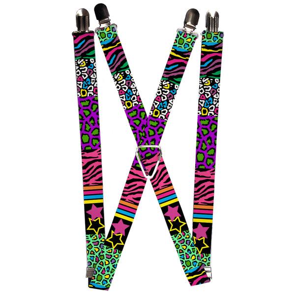 Buckle-Down Suspenders - 1.0" - Animal Skins & Stripes 2