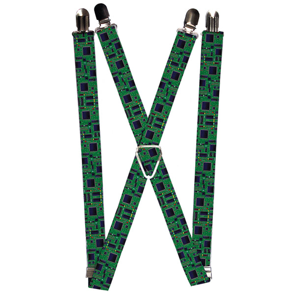 Buckle-Down Suspenders - 1.0" - Circuit Board2
