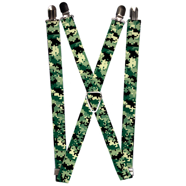 Buckle-Down Suspenders - 1.0" - Digital Camo
