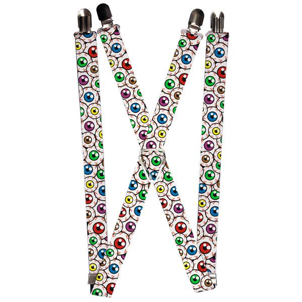 Buckle-Down Suspenders - 1.0" - Eyeballs Stacked