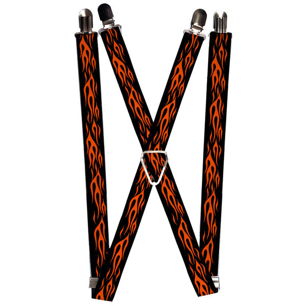 Buckle-Down Suspenders - 1.0" - Flame Orange