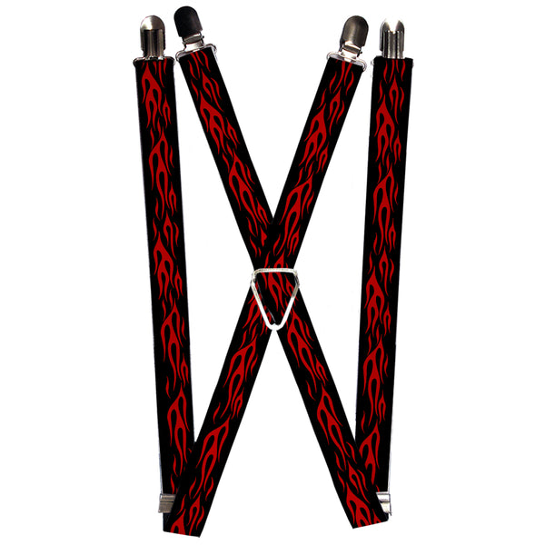 Buckle-Down Suspenders - 1.0" - Flame Red