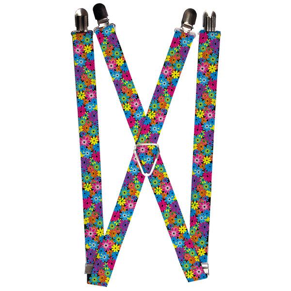 Buckle-Down Suspenders - 1.0" - Flower Blossom