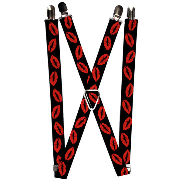Buckle-Down Suspenders - 1.0" - Kisses