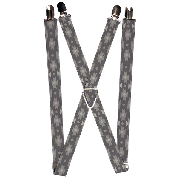 Buckle-Down Suspenders - 1.0" - Navajo Grays