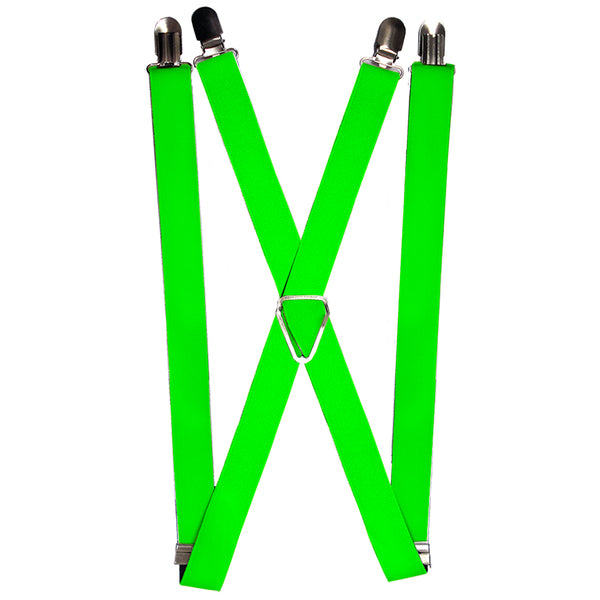 Buckle-Down Suspenders - 1.0" - Neon Green